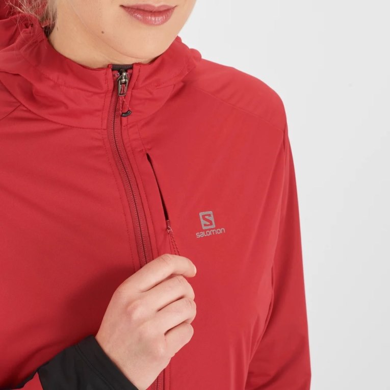 Red Salomon Light Women's Shell Jackets | IE DT0546